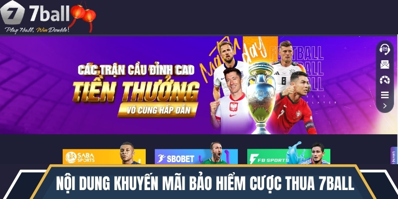 Nội dung khuyến mãi hoàn tiền thua cược thể thao tại 7ball